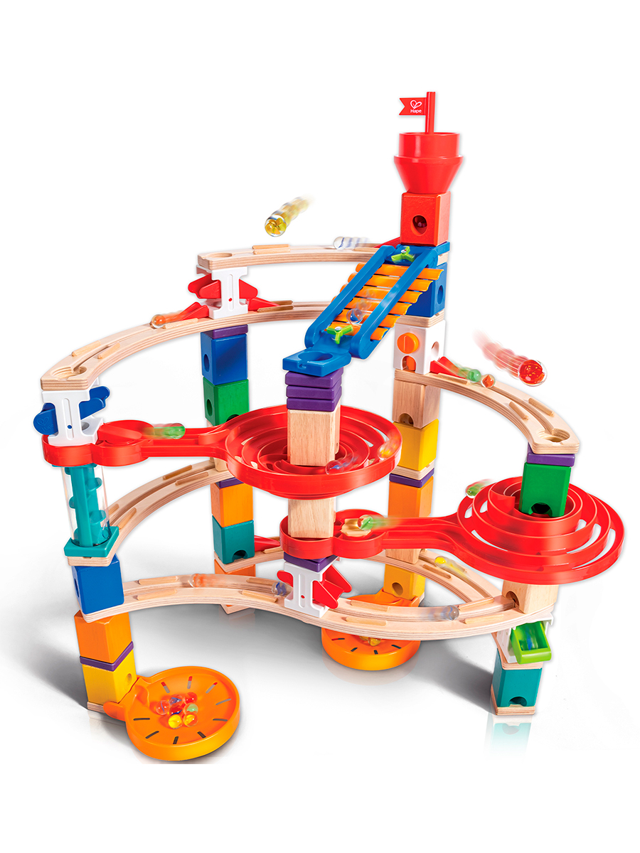 Конструктор Hape Супер спираль деревянный 129 дет. - фото 7