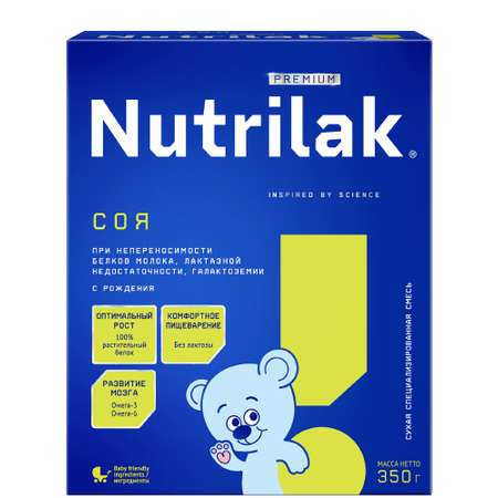 Смесь Nutrilak Premium соя 350 г 0мес