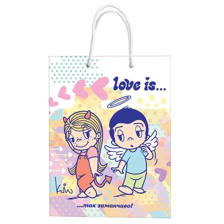 Пакет подарочный ND Play Love is 18*23см 309710