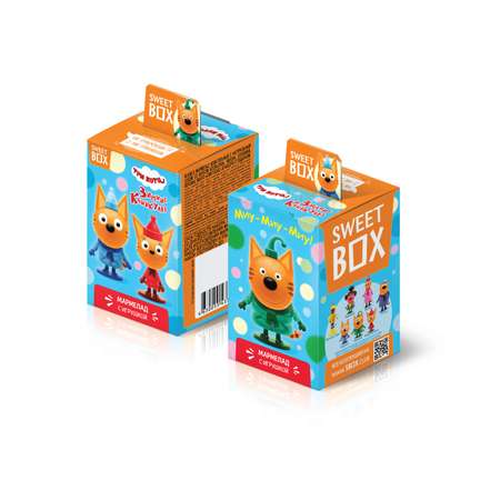 Мармелад с подарком Sweet box Три кота в коробочке 10г