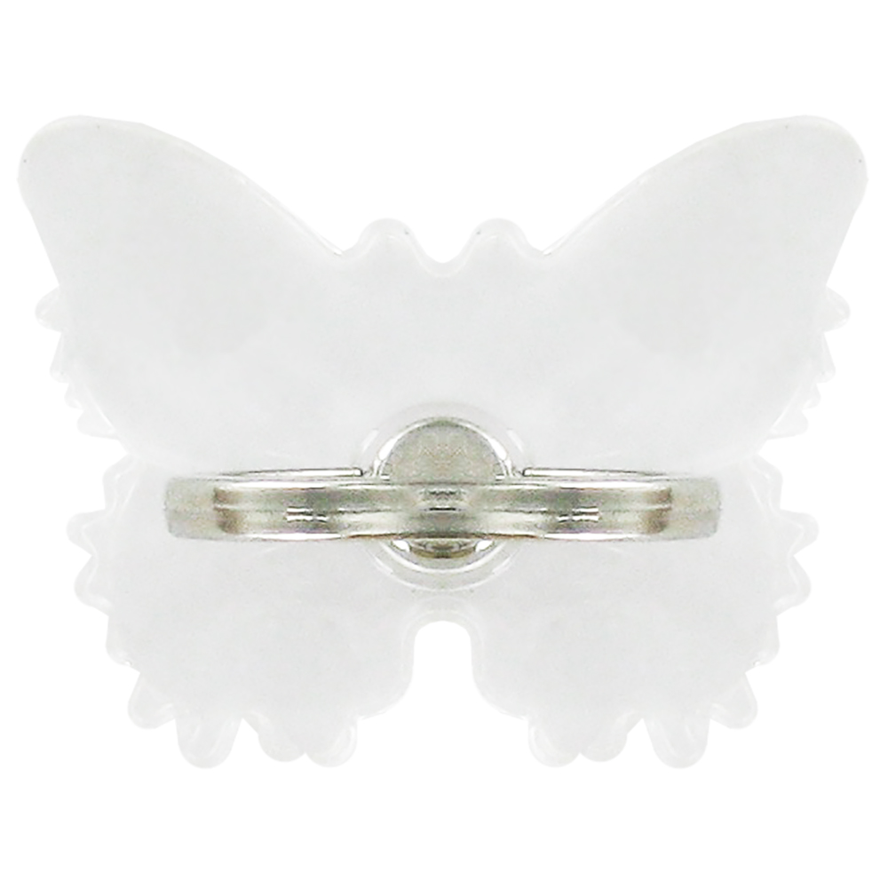 Держатель-кольцо для телефона Krutoff Бабочка прозрачное - фото 3