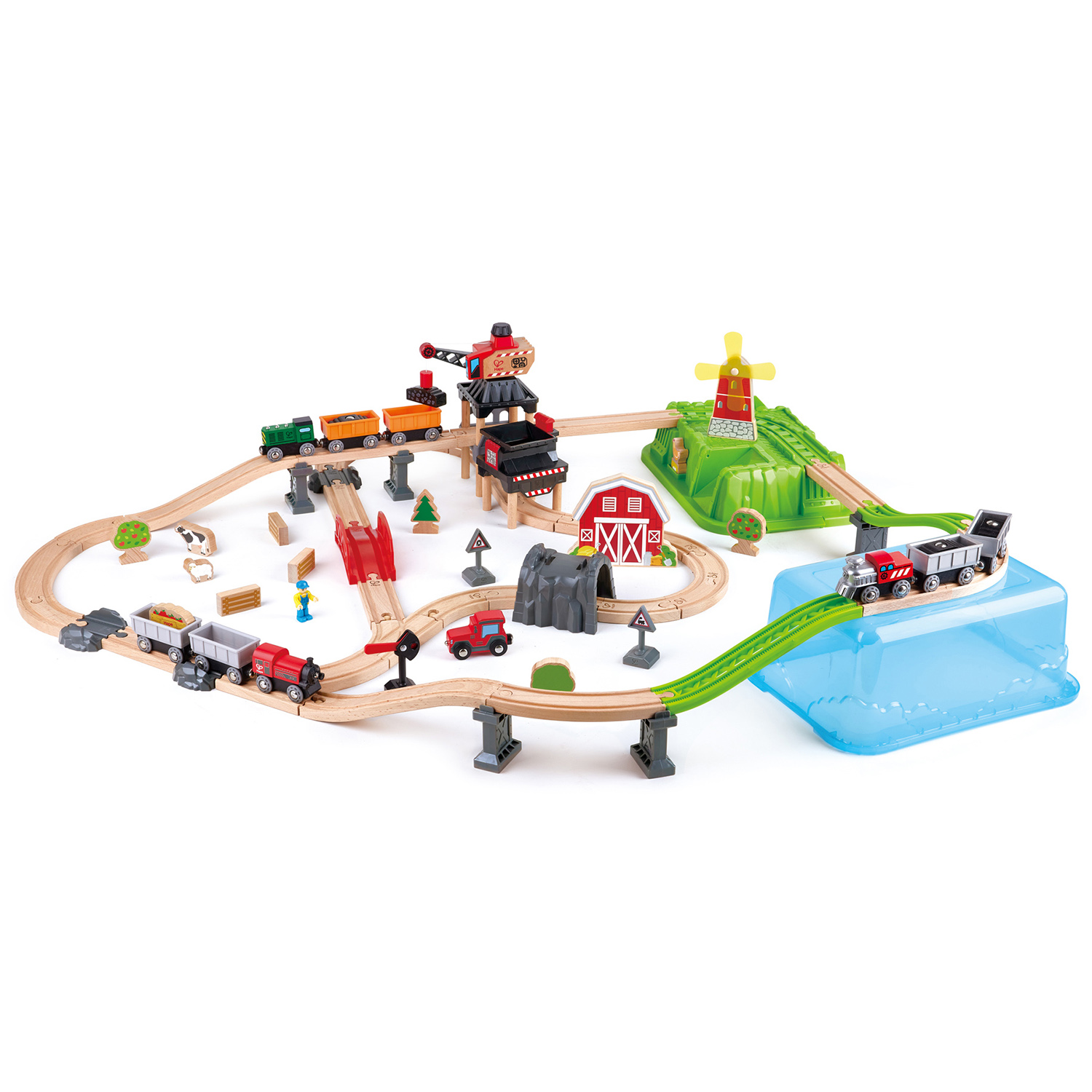 Набор железнодорожный Hape E3772_HP - фото 6