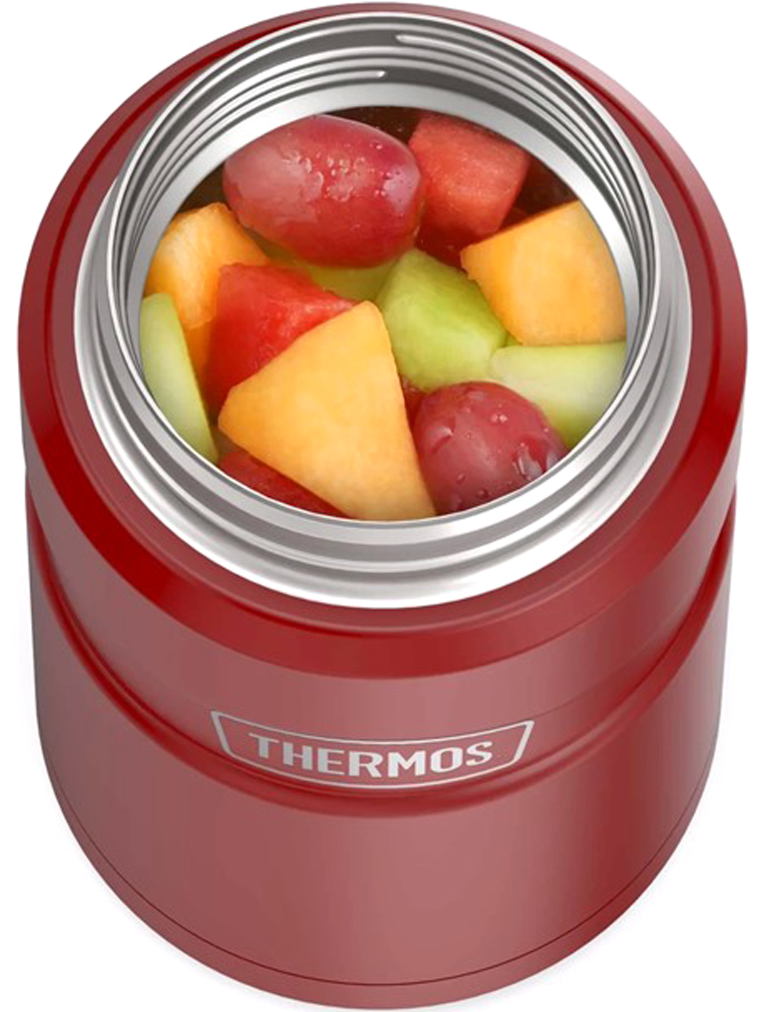Термос для еды супа 710 мл с ложкой THERMOS KING-3020 карминно-красный – нержавеющая сталь герметичный тепло/холод 14/24 час - фото 11