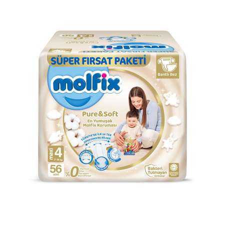 Подгузники Molfix 4 56 шт.