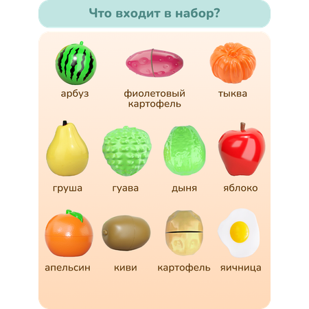 Игрушка Play okay продукты 26 предм.