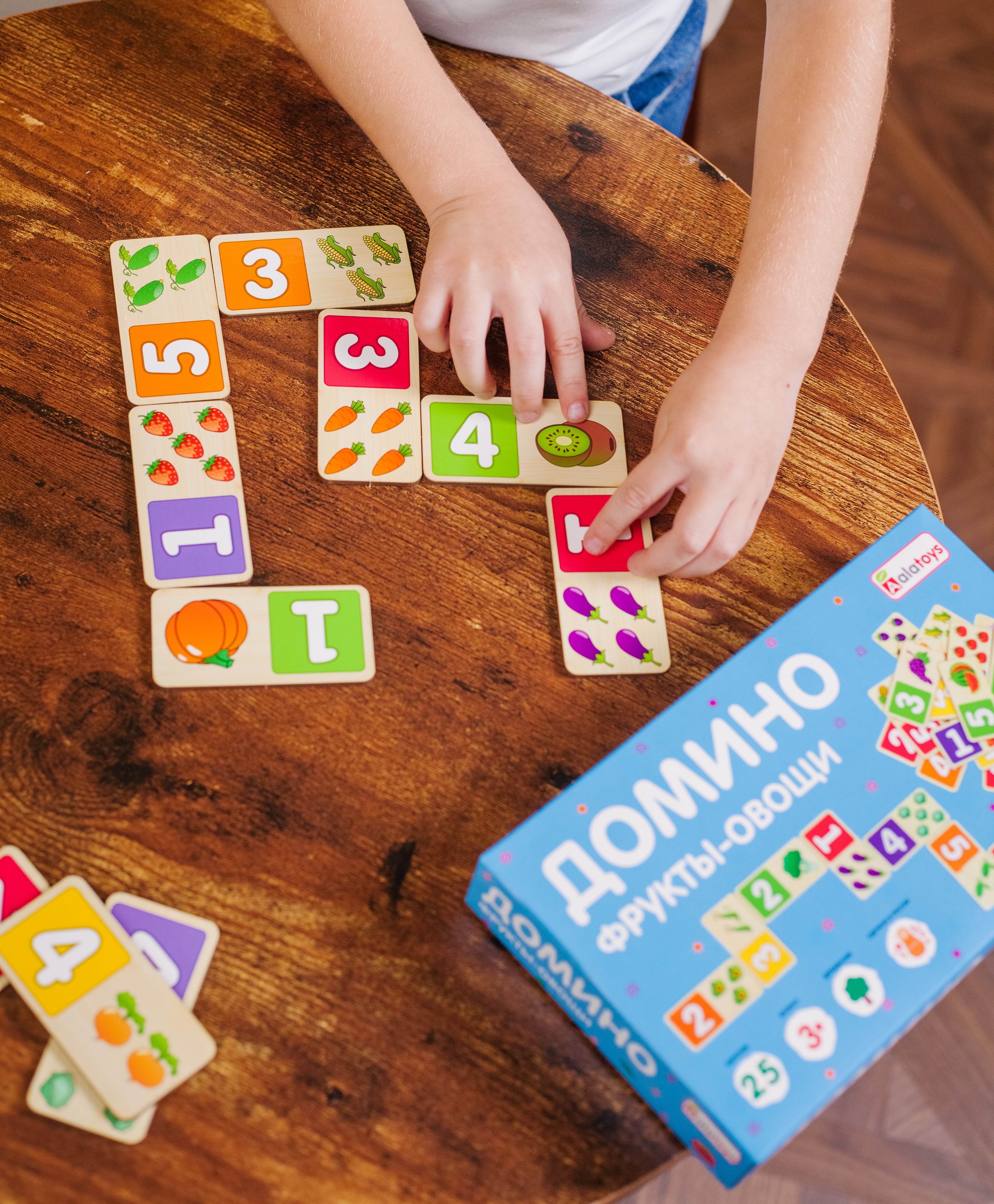 Настольная игра Alatoys ФРУКТЫ-ОВОЩИ (25 фишек) - фото 17