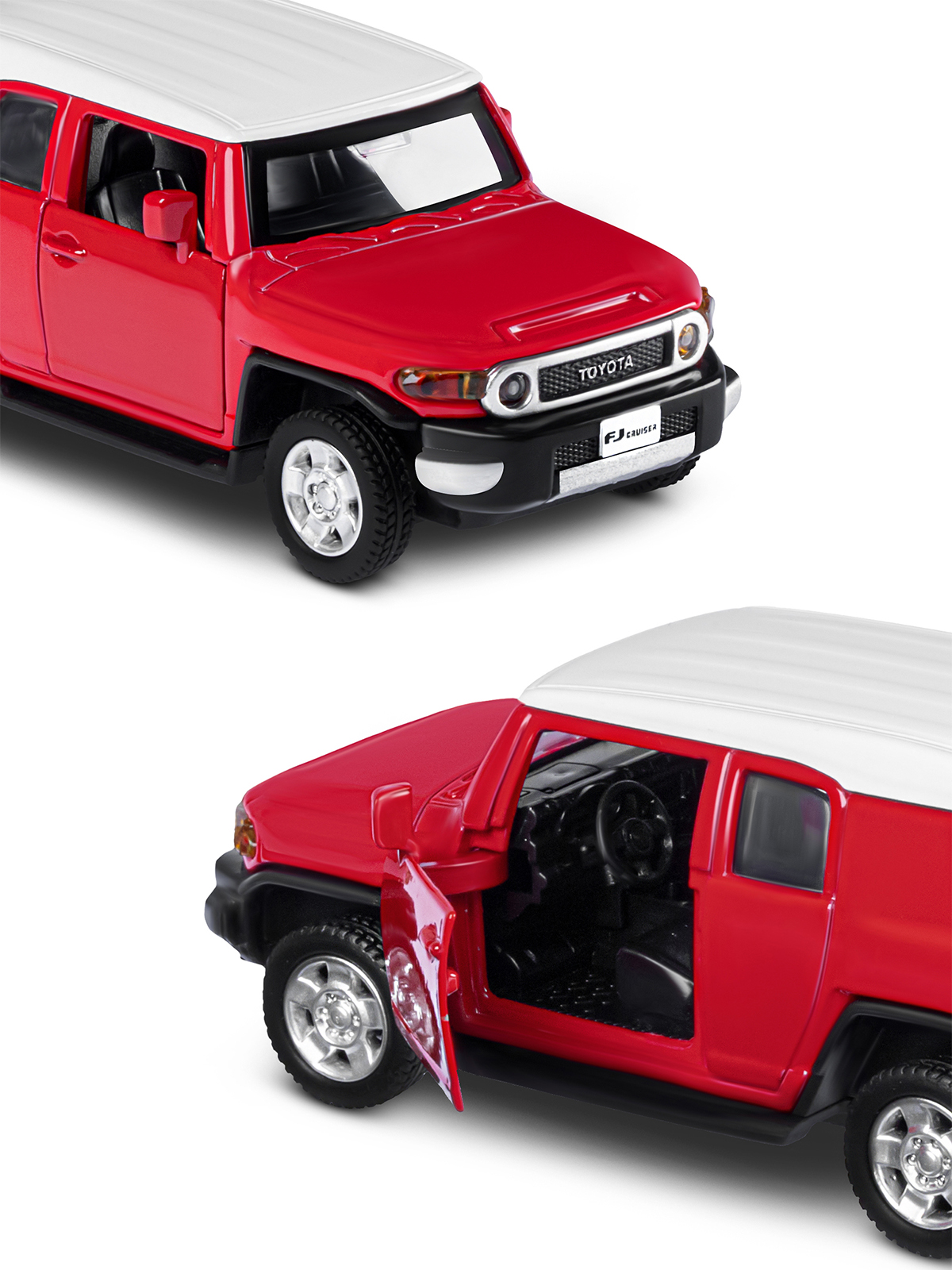 Внедорожник АВТОпанорама Toyota FJ Cruiser 1:43 JB1251265 - фото 8