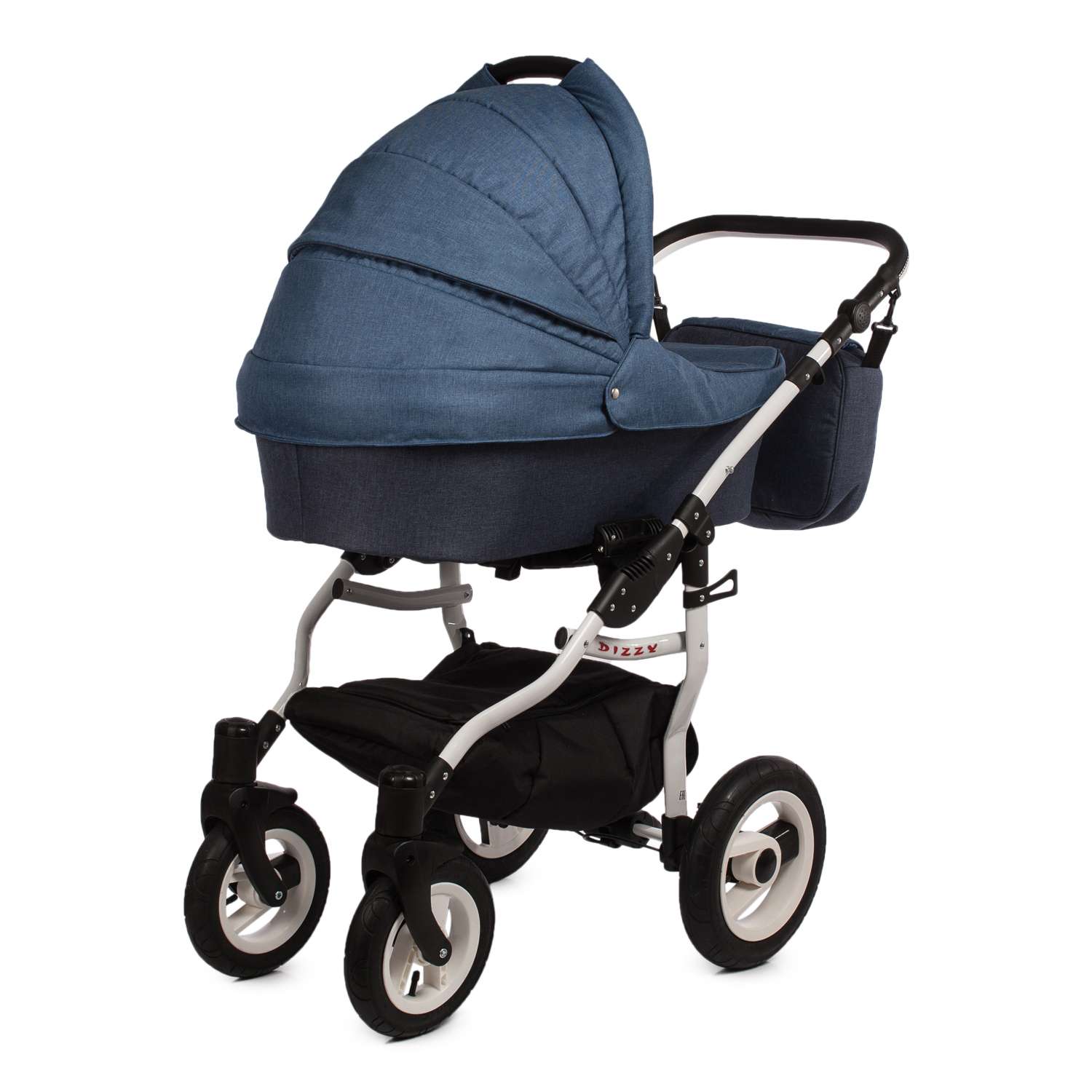 Коляска 2в1 Babyton Dizzy Dark blue-Blue - фото 6