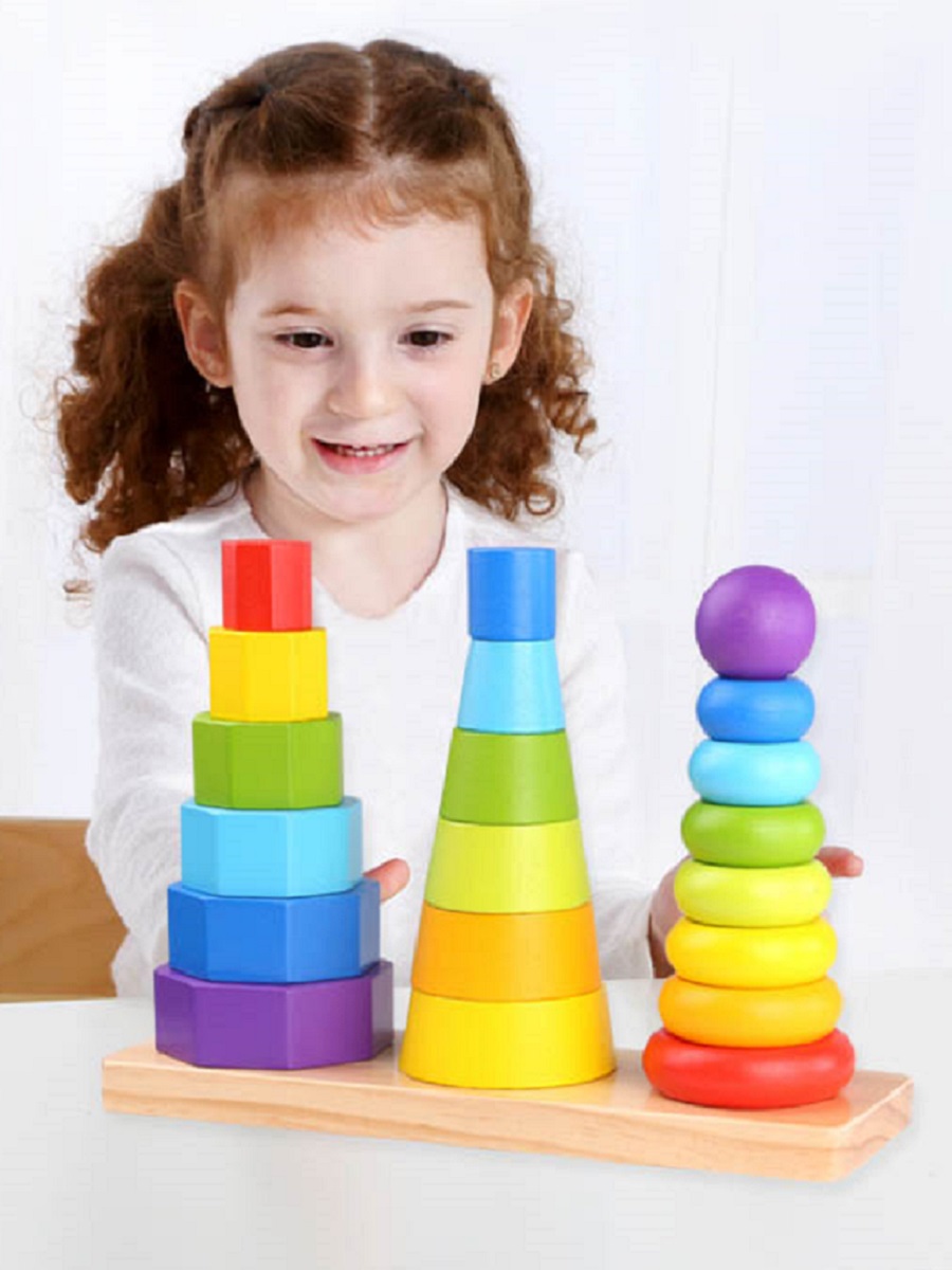 Игрушка Tooky Toy пирамидка - фото 3