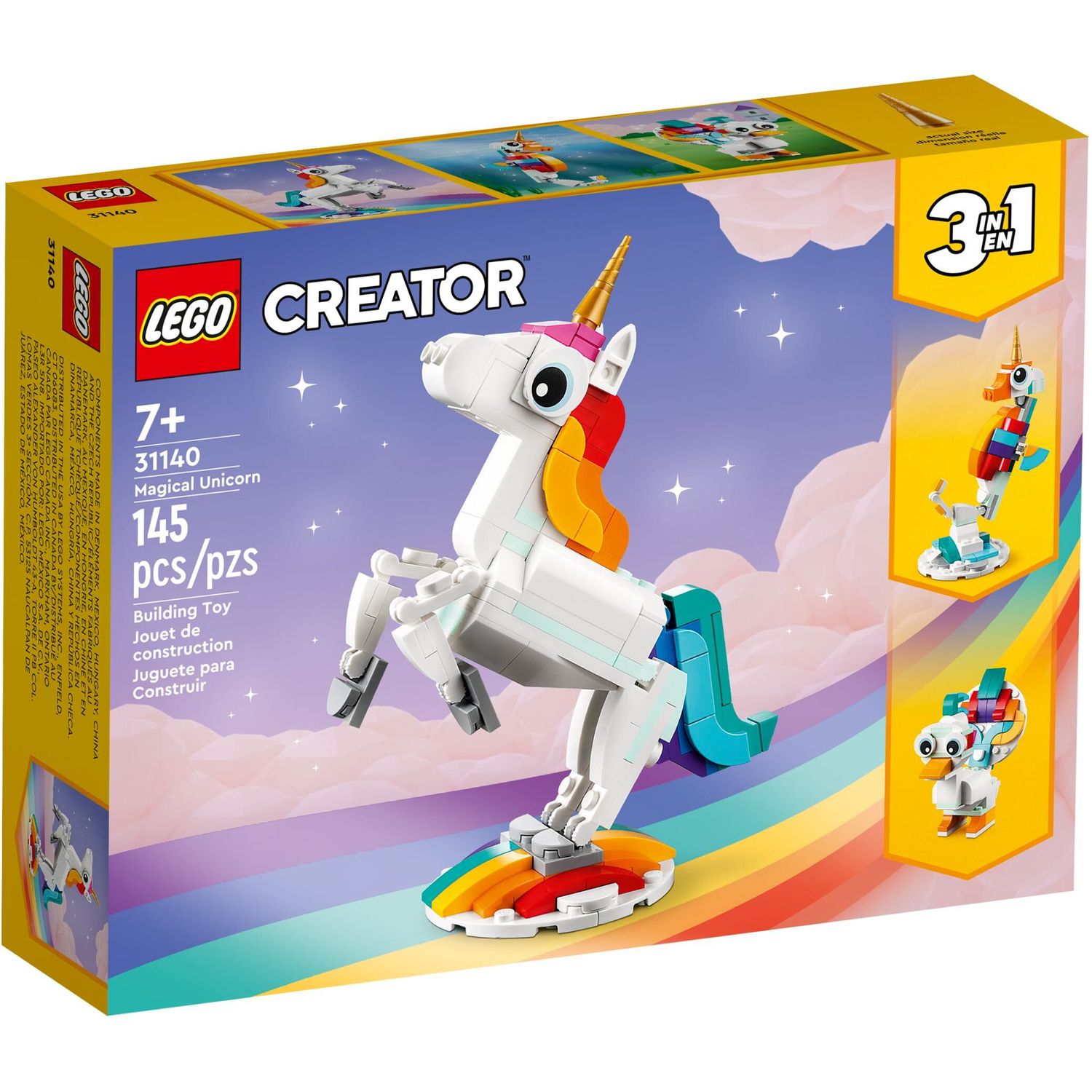 Конструктор LEGO Creator Волшебный единорог блочный - фото 8
