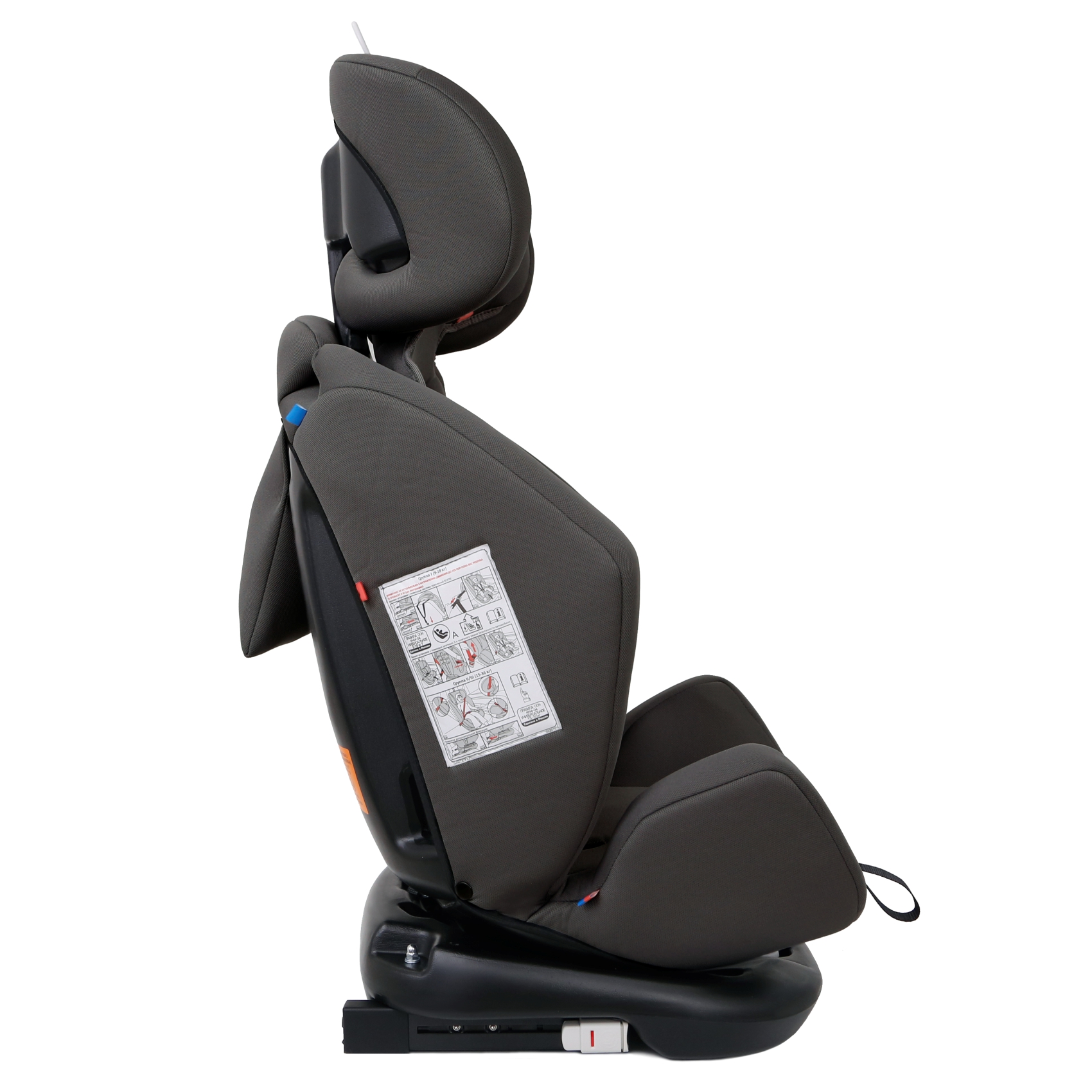 Автокресло Еду-Еду Isofix 0+/1/2/3 (0-36 кг) серый - фото 14