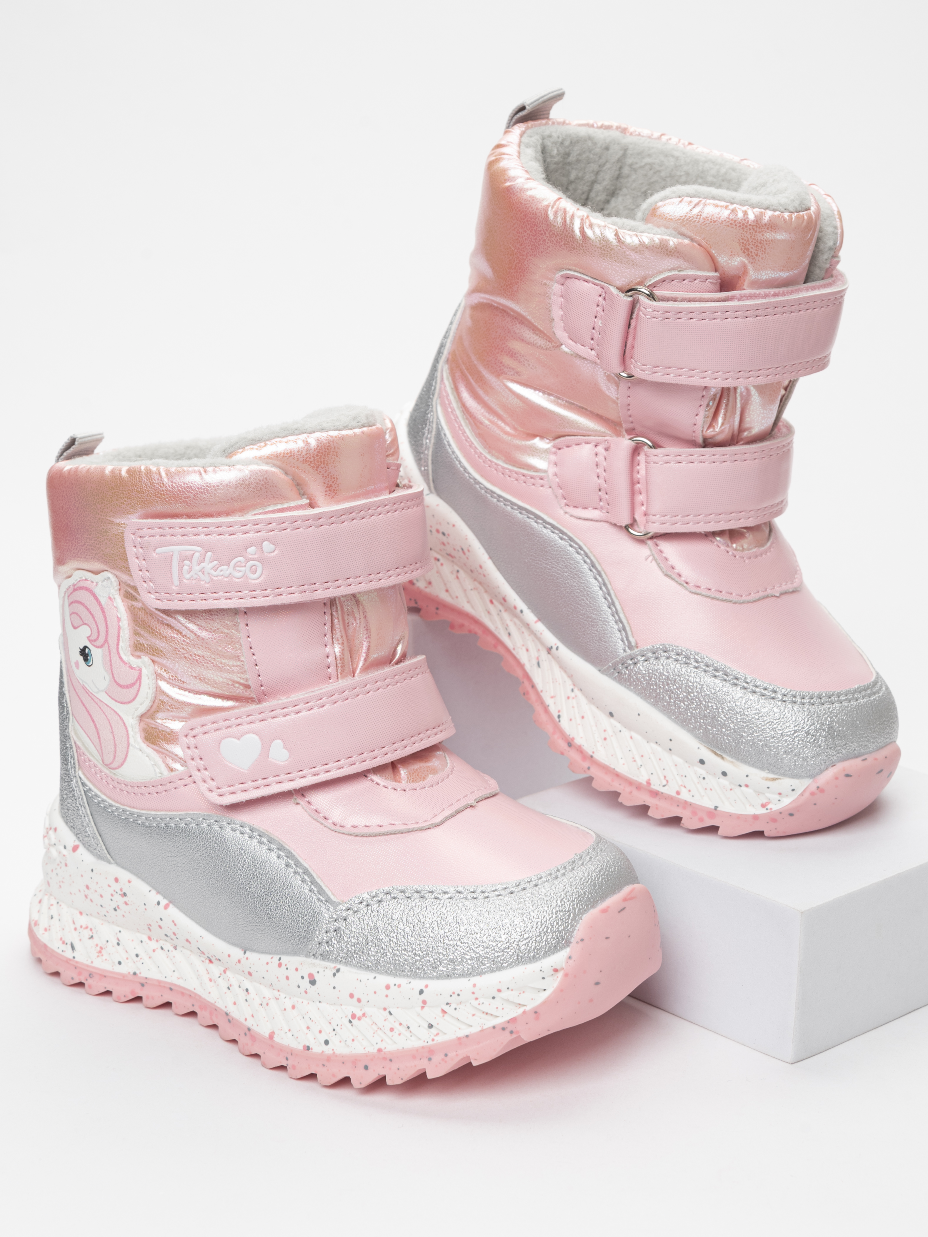 Дутики TikkaGo 6Y36_25051_pink-silver - фото 2
