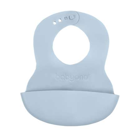 Нагрудник Babyono силикон 1 шт.