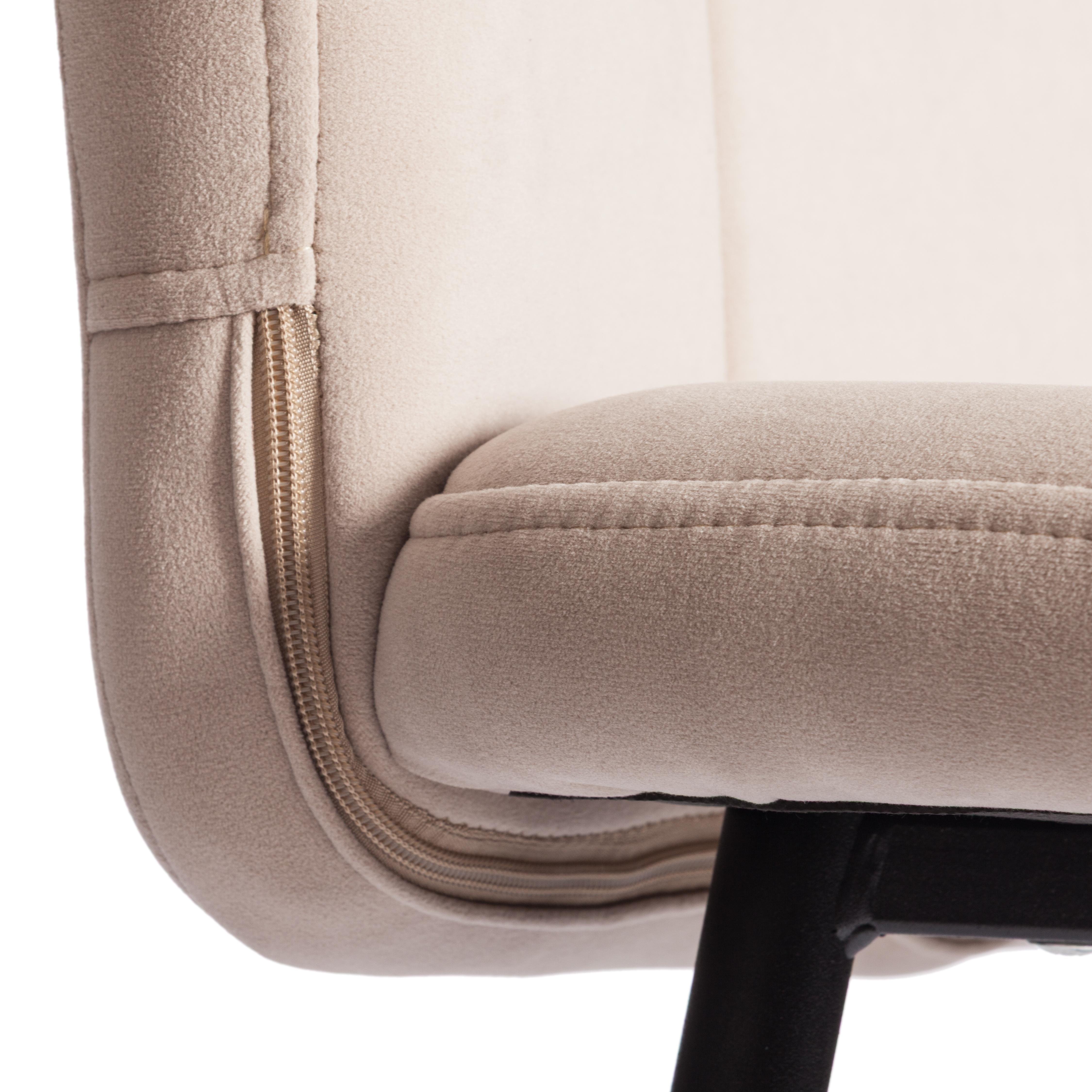 Стул TETCHAIR Medeo велюр бежевый - фото 9