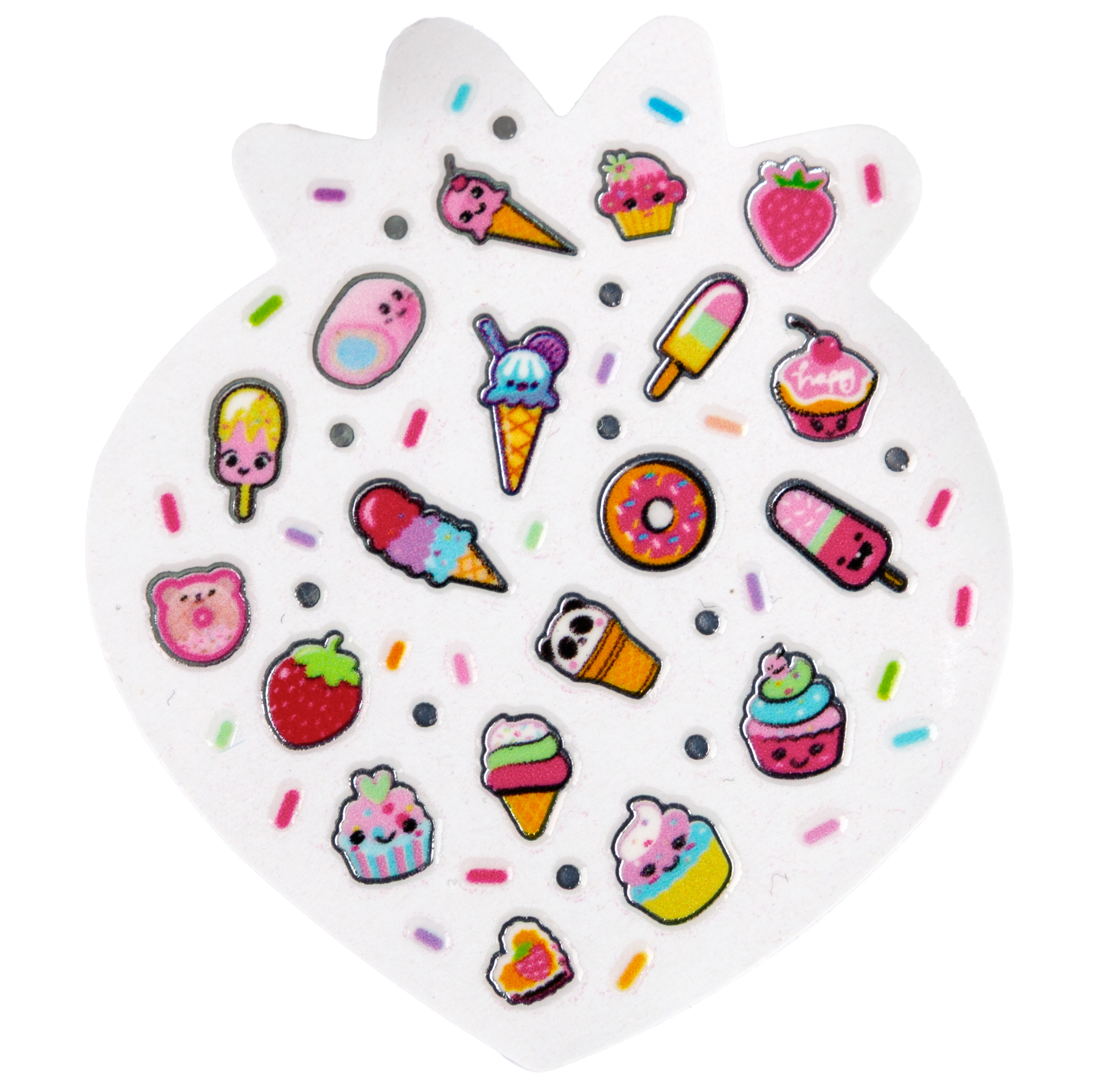 Набор декоративной косметики LUKKY тени с блёстками бальзам для губ стикеры для ногтей стразы для лица - фото 7