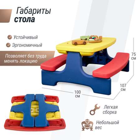 Комплект мебели UNIX Kids Желтый