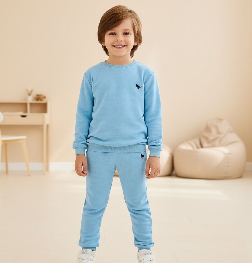 Изображение товара Детский спортивный костюм Deiko Baby для мальчика и девочки голубой 92 Изображение товара Детский спортивный костюм Deiko Baby для мальчика и девочки голубой 92