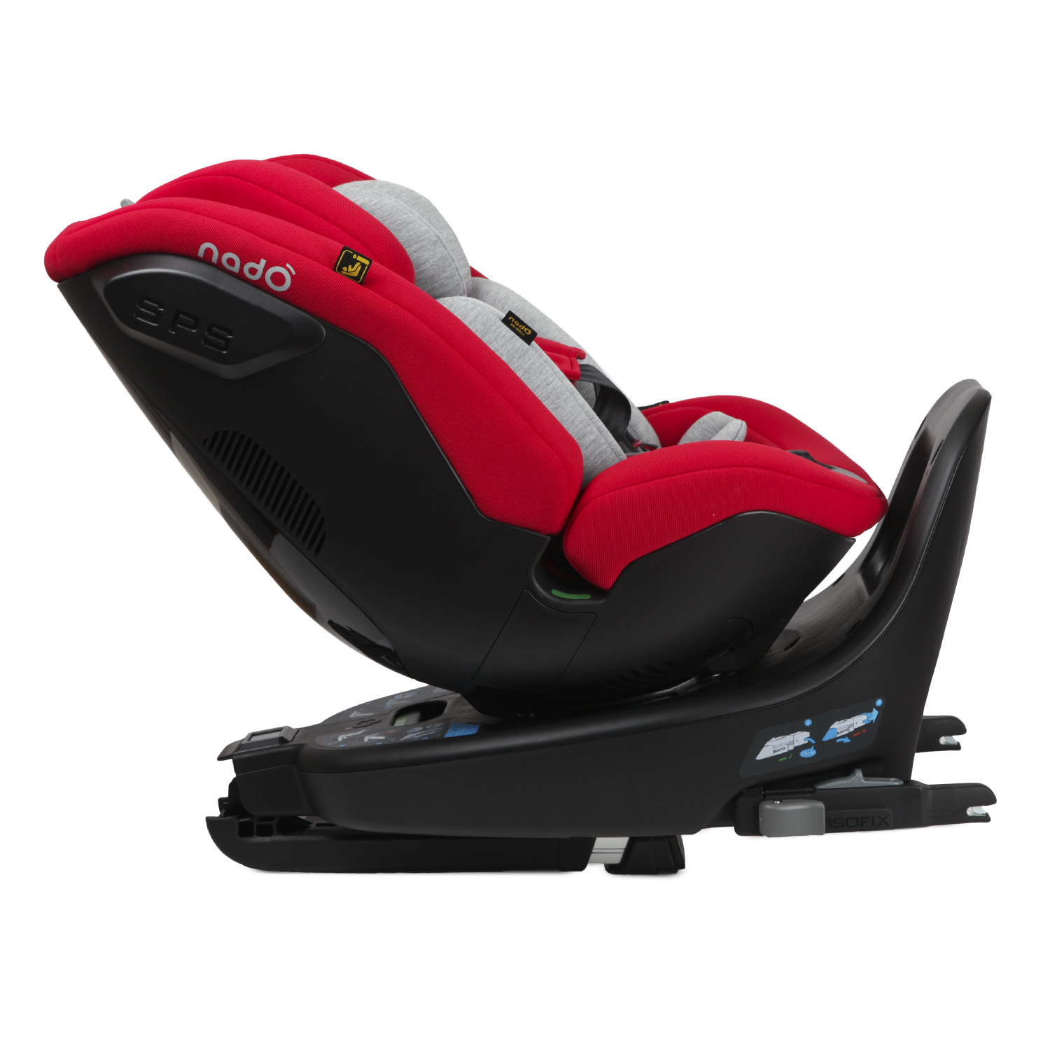 Автокресло nado Garnet red Isofix 0+/1/2 (0-25 кг) - фото 17