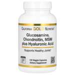 Глюкозамин-хондроитин МСМ, California Gold Nutrition, 120 капсул