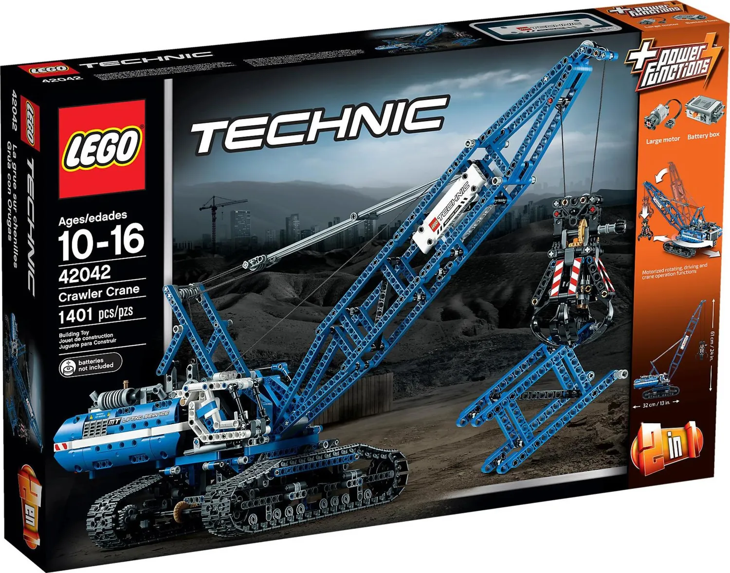 Конструктор LEGO Technic 42042 1401 дет. - фото 1