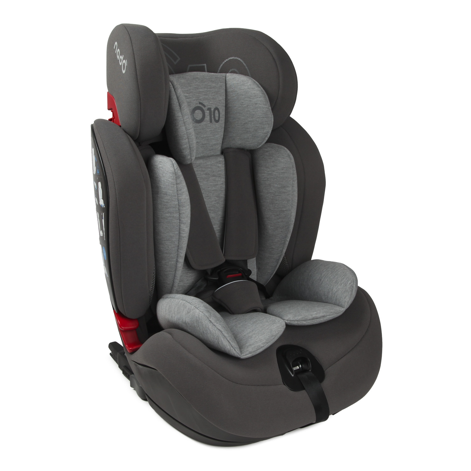 Автокресло nado Coconut ash Isofix 1/2/3 (9-36 кг) - фото 10