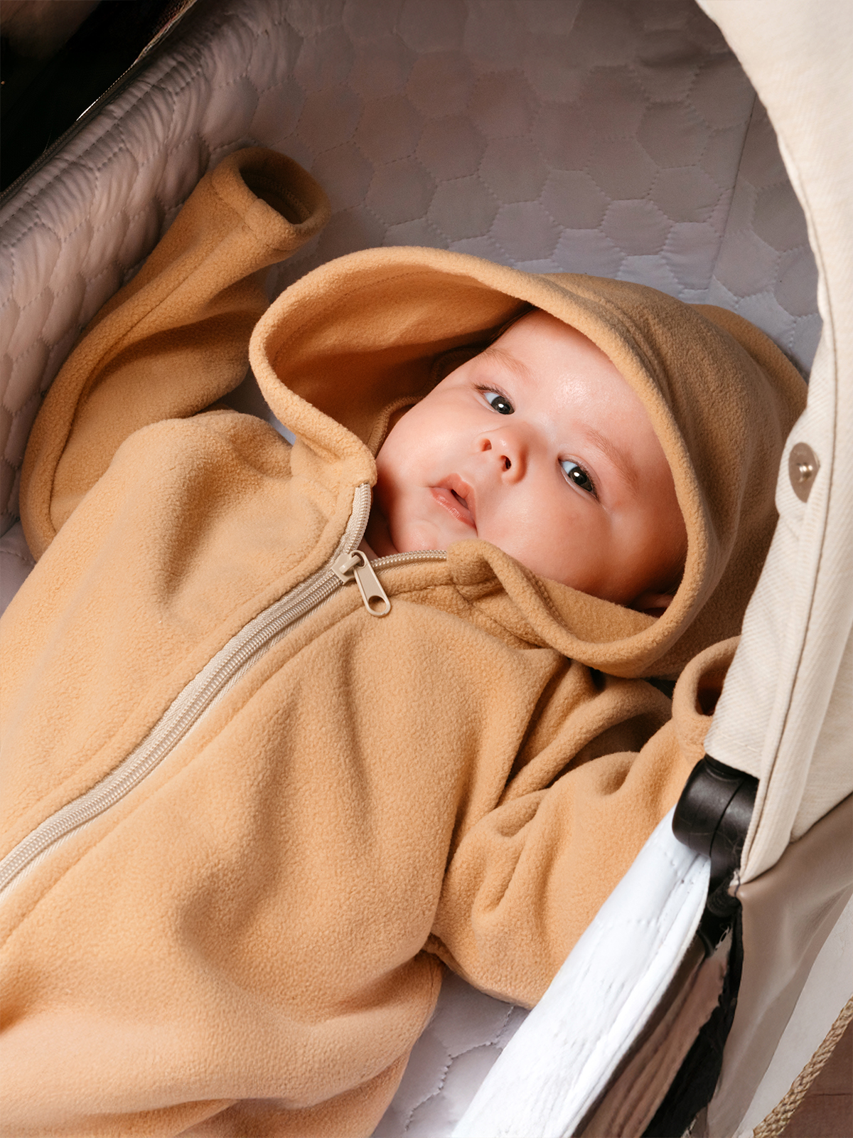 Конверт на выписку Чудо-Чадо Колокольчик бежевый - фото 7