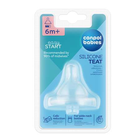 Соска Canpol Babies силикон (средний поток)