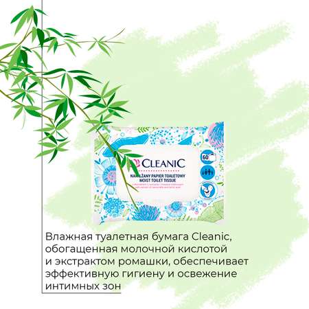 Туалетная бумага Cleanic 2 упак. 60 шт.
