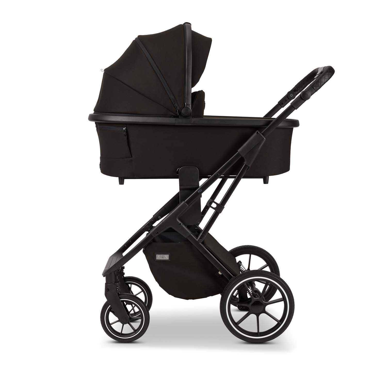 Коляска 2в1 Moon Piu Black - фото 2