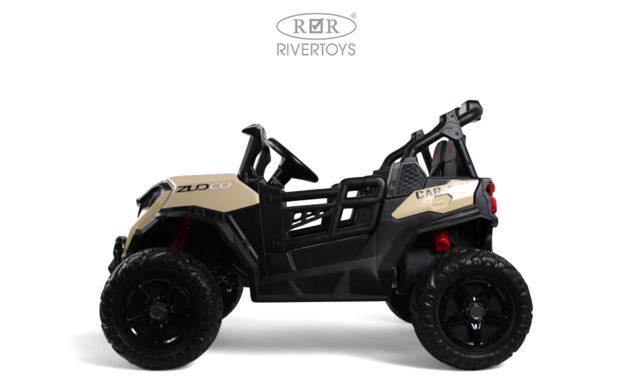 Электромобиль RIVERTOYS K555KK-BUGGY-BEIGE С пультом ДУ - фото 11