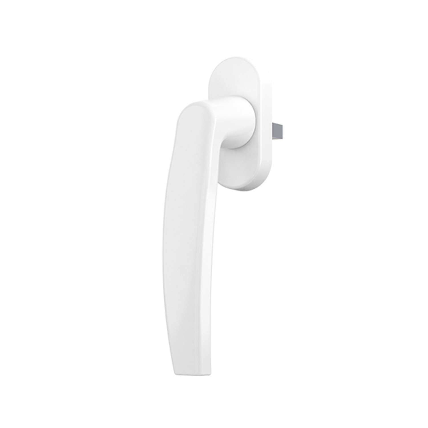 Ручка оконная белая 35мм - фото 1