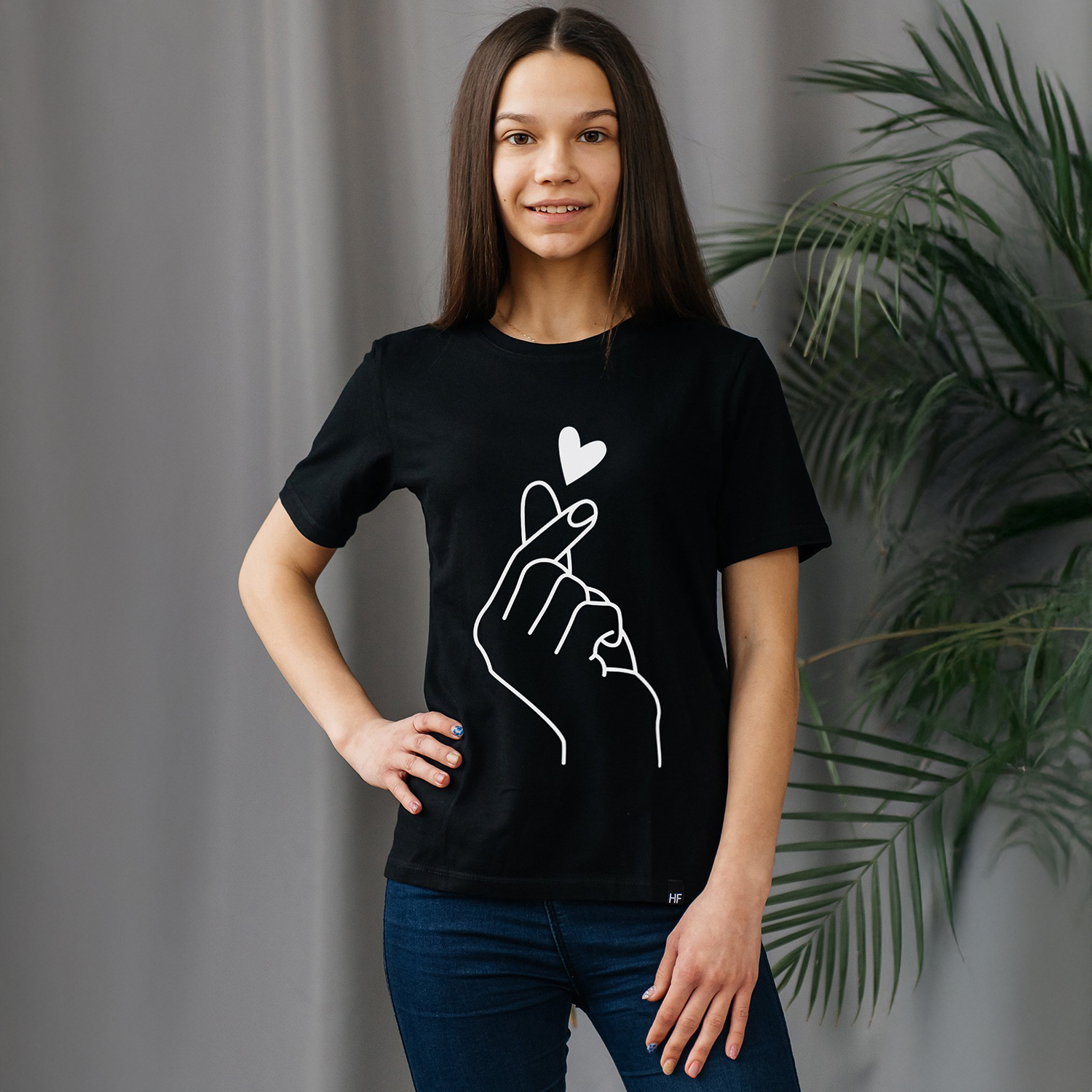 Футболка HappyFox HF66031Dрука.черный - фото 1