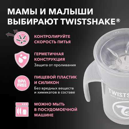 Поильник Twistshake 230 мл 1 шт.