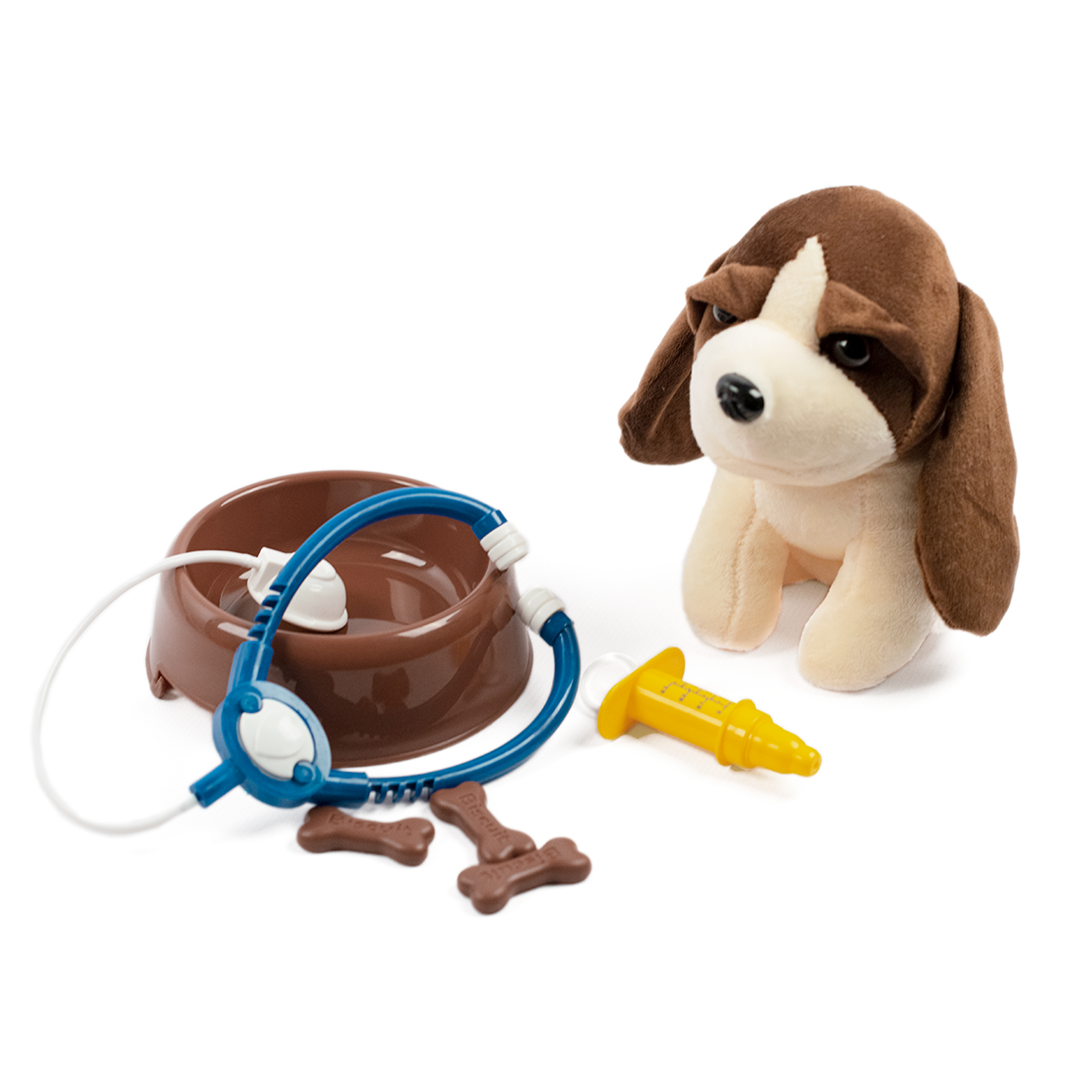 Игровой набор SHARKTOYS мягкая игрушка собачка с буткой и аксессуарами - фото 2