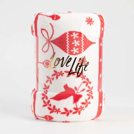 Плед LoveLife Снежинки 200*220 см