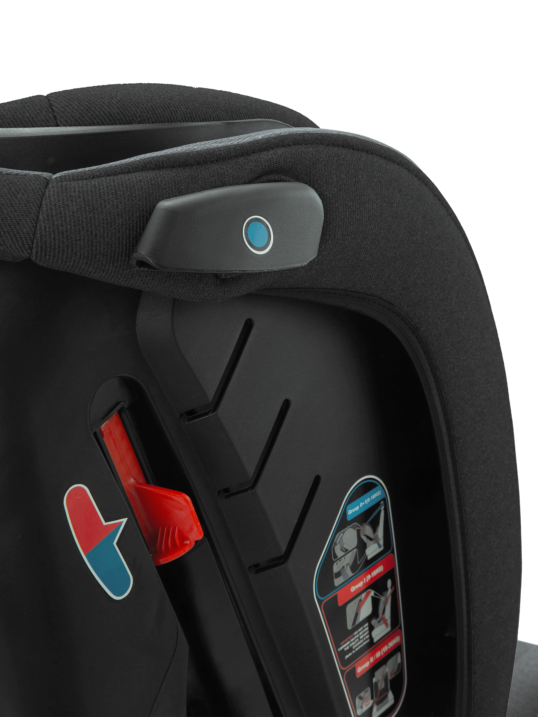 Автокресло Indigo Reflex 0+/1/2/3 (0-36 кг) черный - фото 17