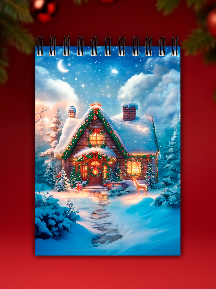 Блокнот Prof-Press Новогодние картинки 32 лист. - фото 14