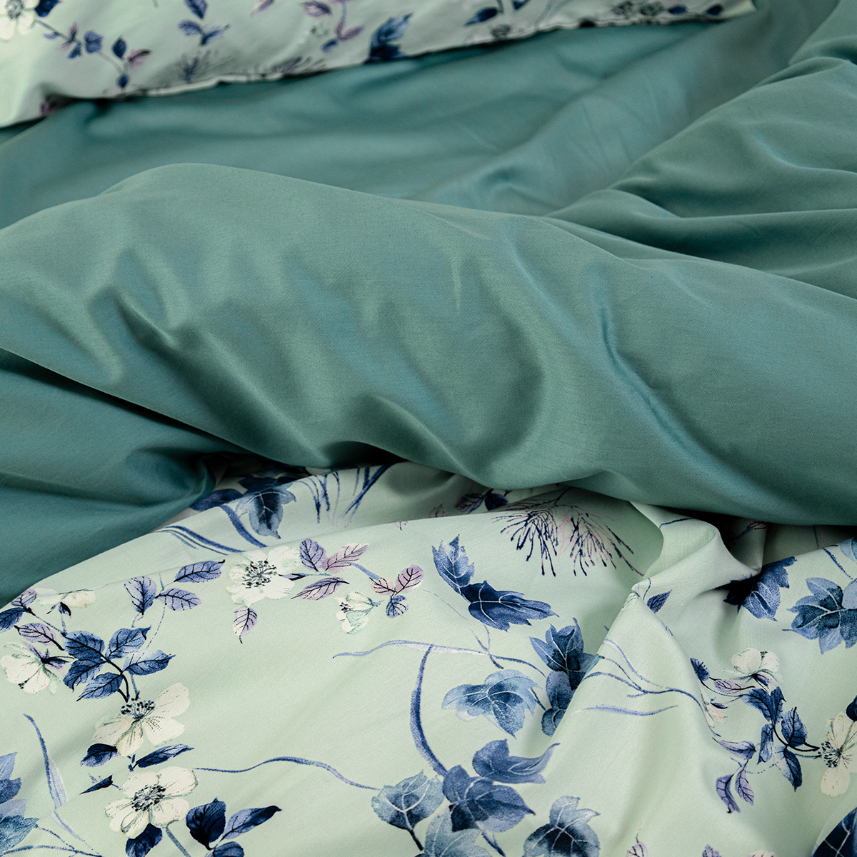 Комплект постельного белья SORRENTO DELUXE Мэнола 2-спальный макси 4 наволочки рис.6019-1+5954-1 - фото 7