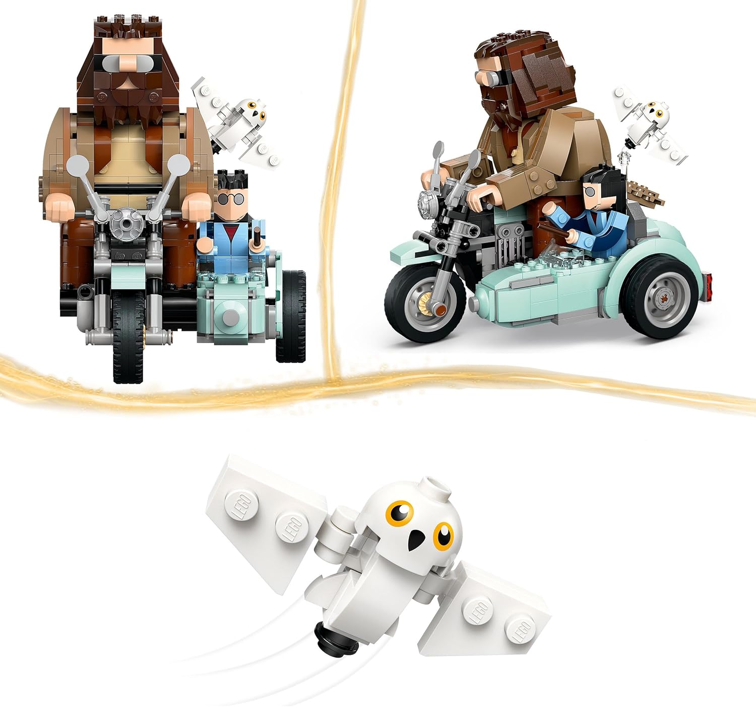 Конструктор LEGO Harry Potter Путешествие Хагрида и Гарри блочный - фото 4