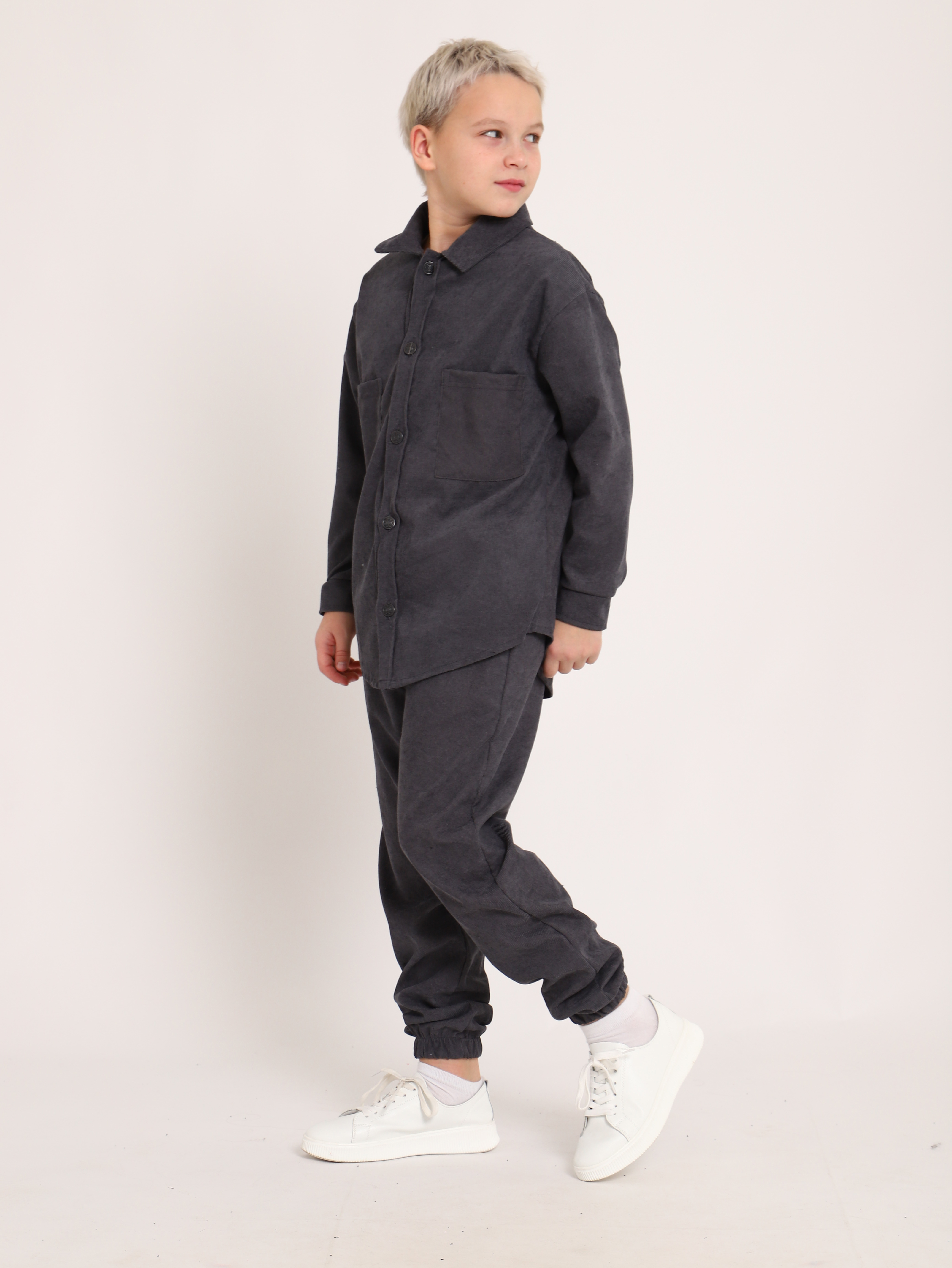 Костюм ЛАДОШКИ Костюм Вельвет графит - фото 10