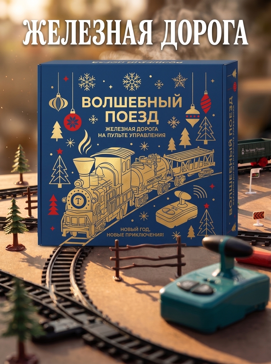 Набор железнодорожный BYKO 165 см П-136 - фото 1