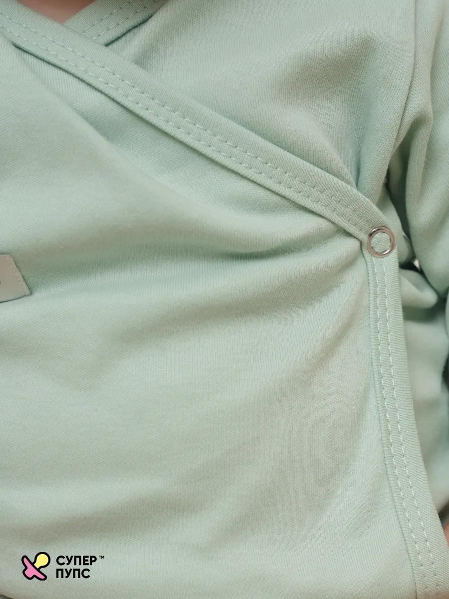 Боди 3 шт Супер Пупс нбр/3пр/бд/зап/зеленыецветочки - фото 16