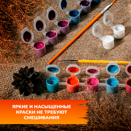 Картина по номерам LORI(колорит) Неоновый кот