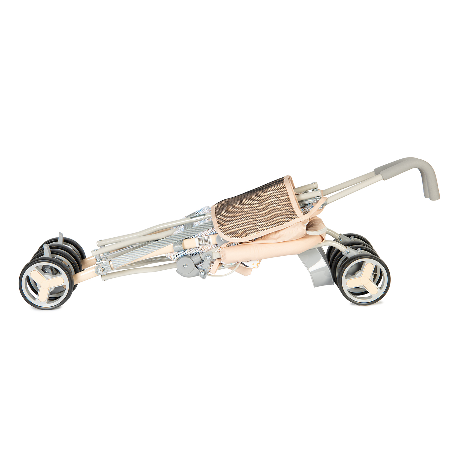 Коляска прогулочная BabyGo Light New бежевый - фото 9