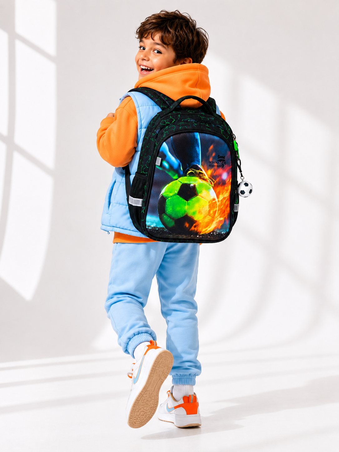Рюкзак School Standard школьный для мальчика+брелок - фото 2