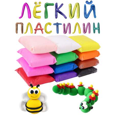 Пластилин Prof-Press 12 цв.