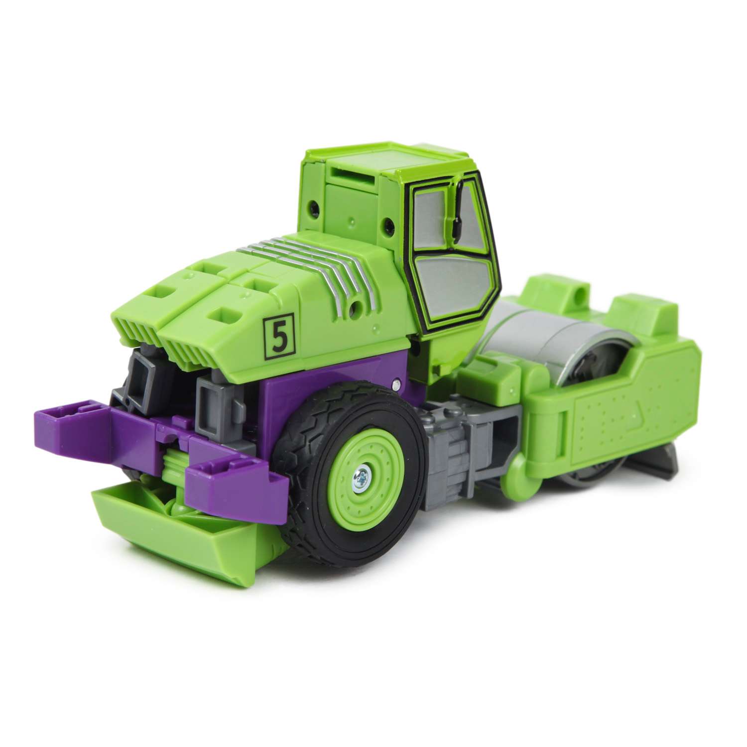 Игровой набор Mobicaro Дорожный каток Green Metal - фото 6