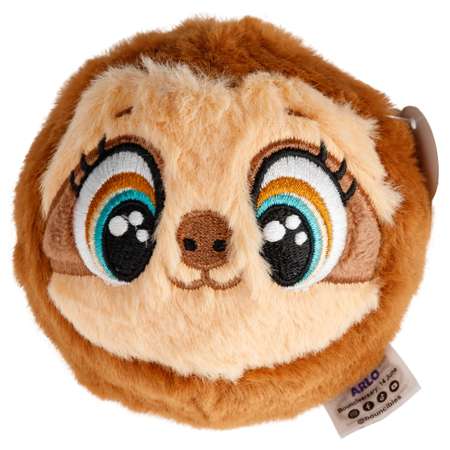 Мягкая игрушка 1TOY попрыгунчик ленивец корич 8 см