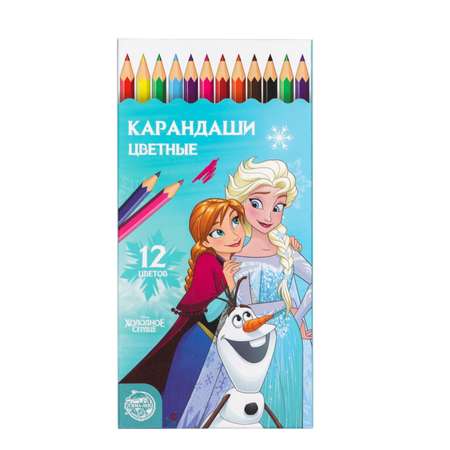 Карандаши цветные Disney 12 шт.