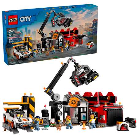 Конструктор LEGO City Автомобильная свалка блочный
